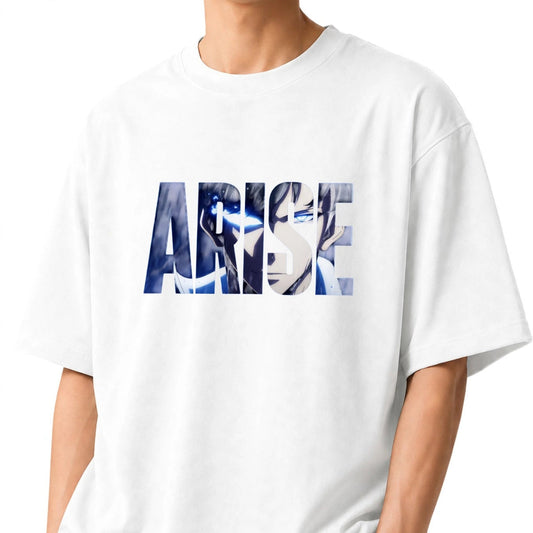 Zorin Wear Arise Drop Shoulder Graphic Tshirt | 210 GSM Cotton Lycra | Bio-Washed | Unisex